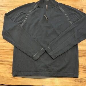 Horny Toad Men's Charcoal Zip-Up Sweater